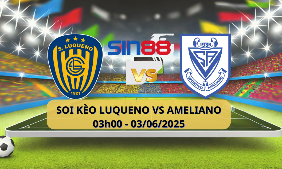 Logo trận đấu Luqueno và Sportivo Ameliano